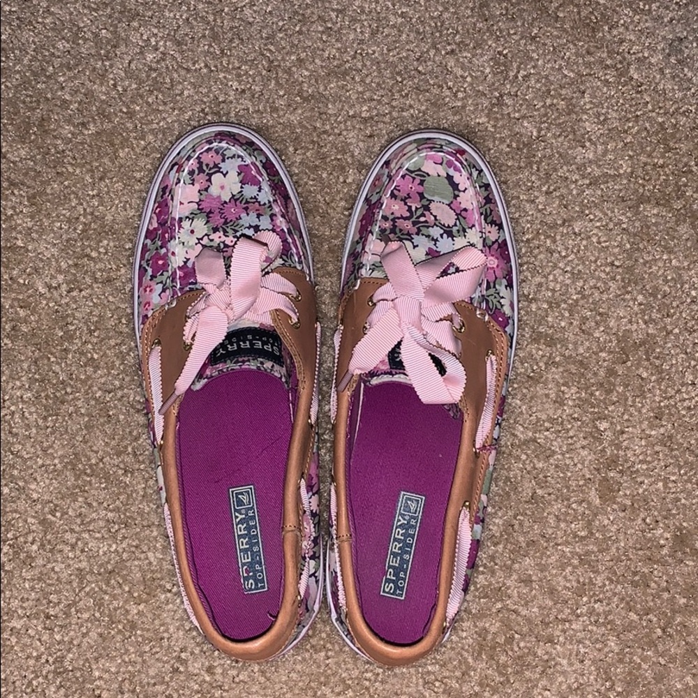 Floral Sperry Boat Shoes